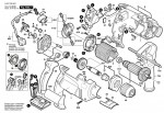 Bosch 0 603 338 803 Psb 600 Rpe Percussion Drill 230 V / Eu Spare Parts